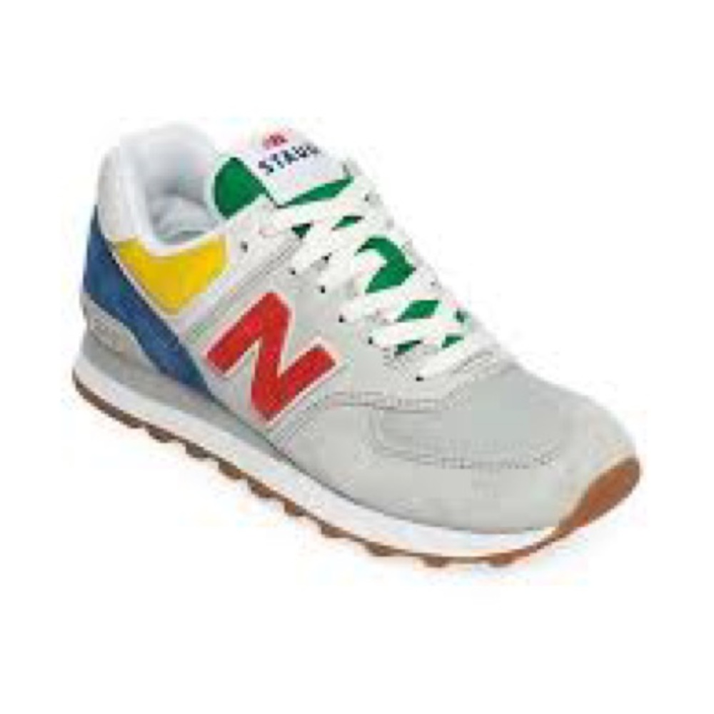 New Balance x Staud Unisex 574 Classic Raincloud Sneakers